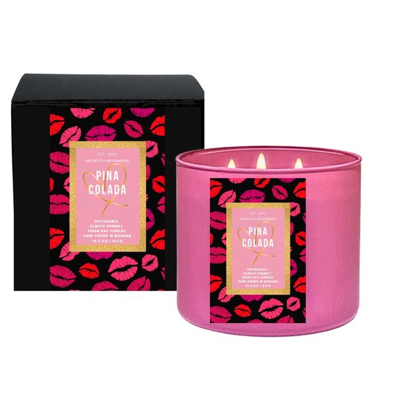 PINA COLADA 3 WICK CANDLE - Picture 1 of 2